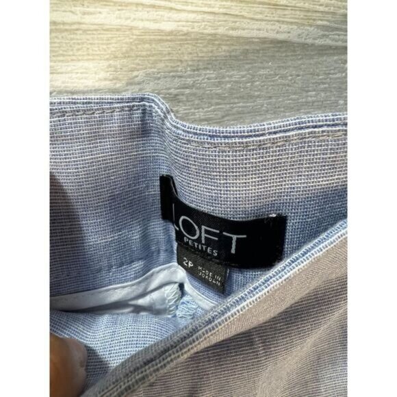 LOFT Gray High Rise Straight-Leg Career Dress Pants 2P - Picture 4 of 5